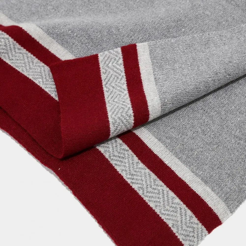 Thickened Warm Hat Scarf Gloves Women Winter Hat Scarf Gloves Set with Plush Ball Elastic Knitting Long Warm Scarf Touch Screen