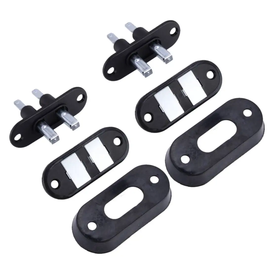 2 Sets Sliding Door Contact Switch Kits For Car Truck Van Alarm Central Locking