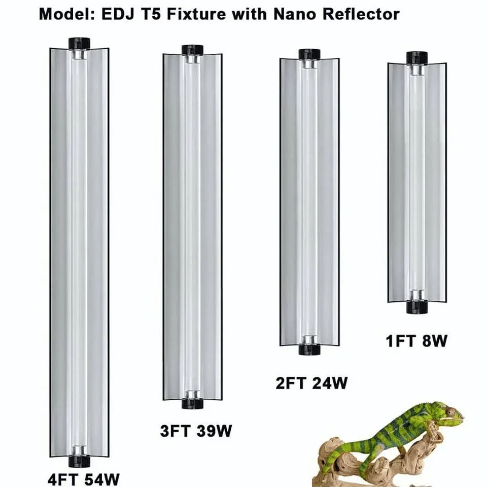 T5 HO Reptile Light Clamp Light EDJ Uvb Reptile Bulb Lamp Heat and Uvb Light