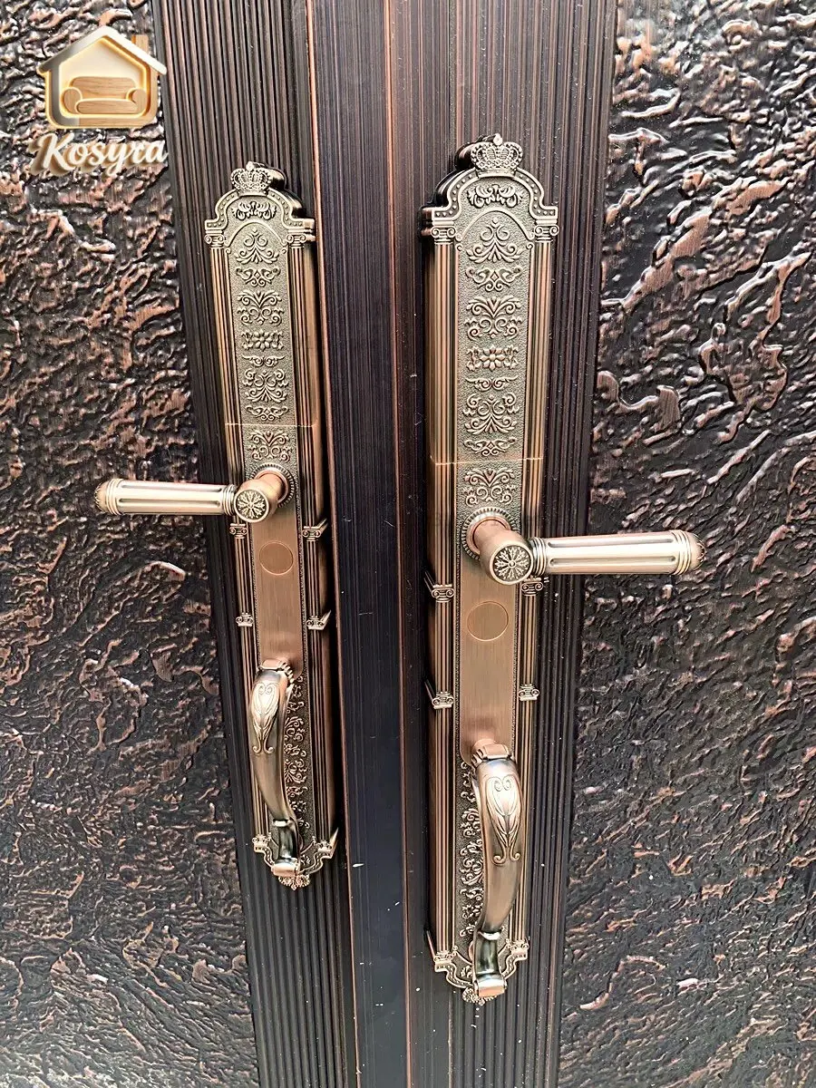 Rural Villa Door Fingerprint Lock Double Door Password Lock Household Anti-theft Door Electronic Lock Smart
