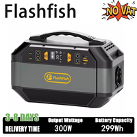 Flashfish P56 Portable Power Station, 288.6Wh/78000mAh Battery Pack Solar Generator, 330W AC Output, 600W Peak Output