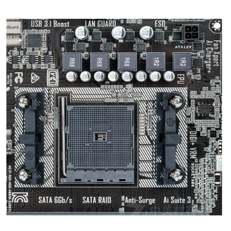 Soquete de Motherboards usado para AMD, Desktop Mainboard, SATA III, USB 3.1, FM2, FM2, DDR3, 32GB, A88X, A88