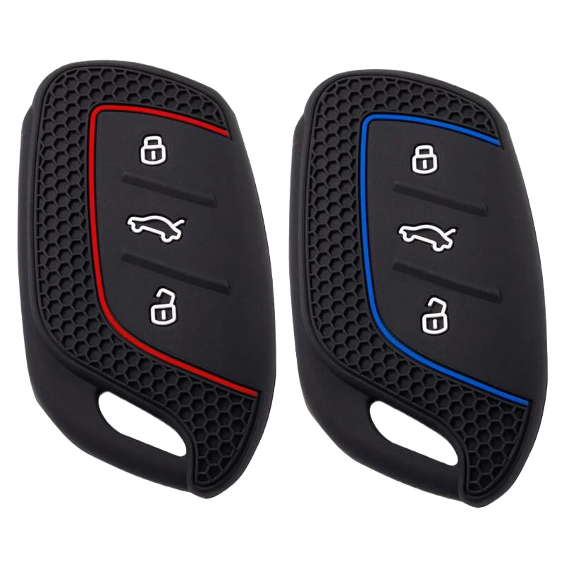 Funda de silicona para llave Fob de 3 botones para MG 4 2023 Mg4 Ev MG HS GT ZS EV ZX MG5 MG6 para Roewe RX3 RX5 RX8 ERX5 I6 I5