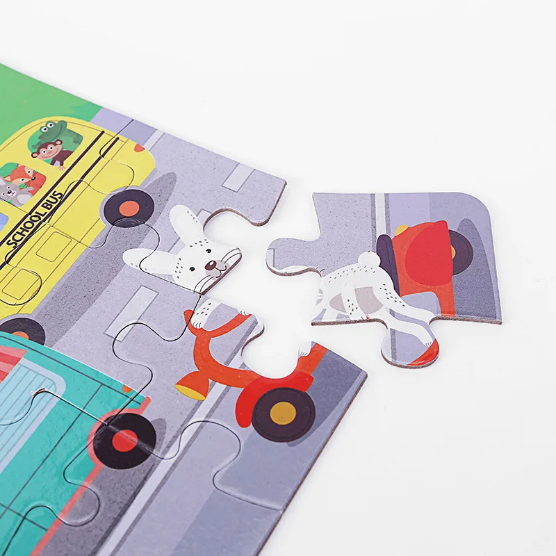 Cartoon Tier Haus Farbe Box Puzzle kinder Frühe Bildung Aufklärung Pädagogisches Spielzeug Spiel Geschenk P464