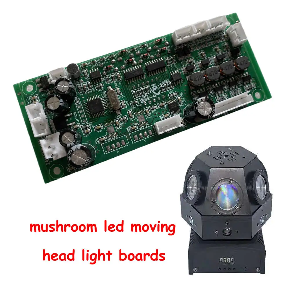 12x10W Mushroom Led Moving Head Light DMX Main Board Motherboard Display Parts DJ Equipment Music Lighting