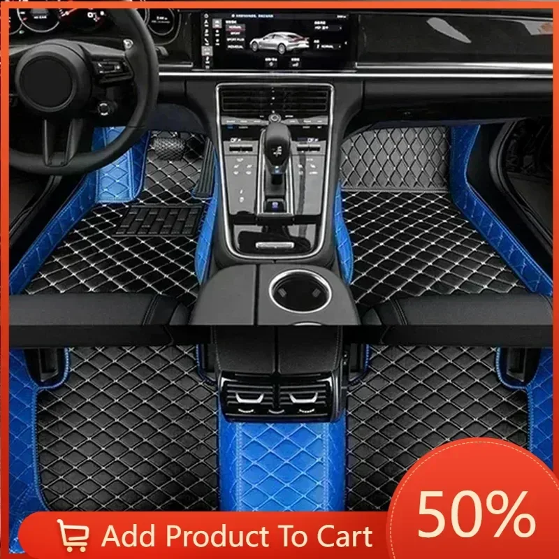 

Custom Car Floor Mats For VW Golf 5 6 7 8 2020-2022 New Beetle 2013-2019 Leather Auto Carpet Rugs Foot Pads Interior Accessories