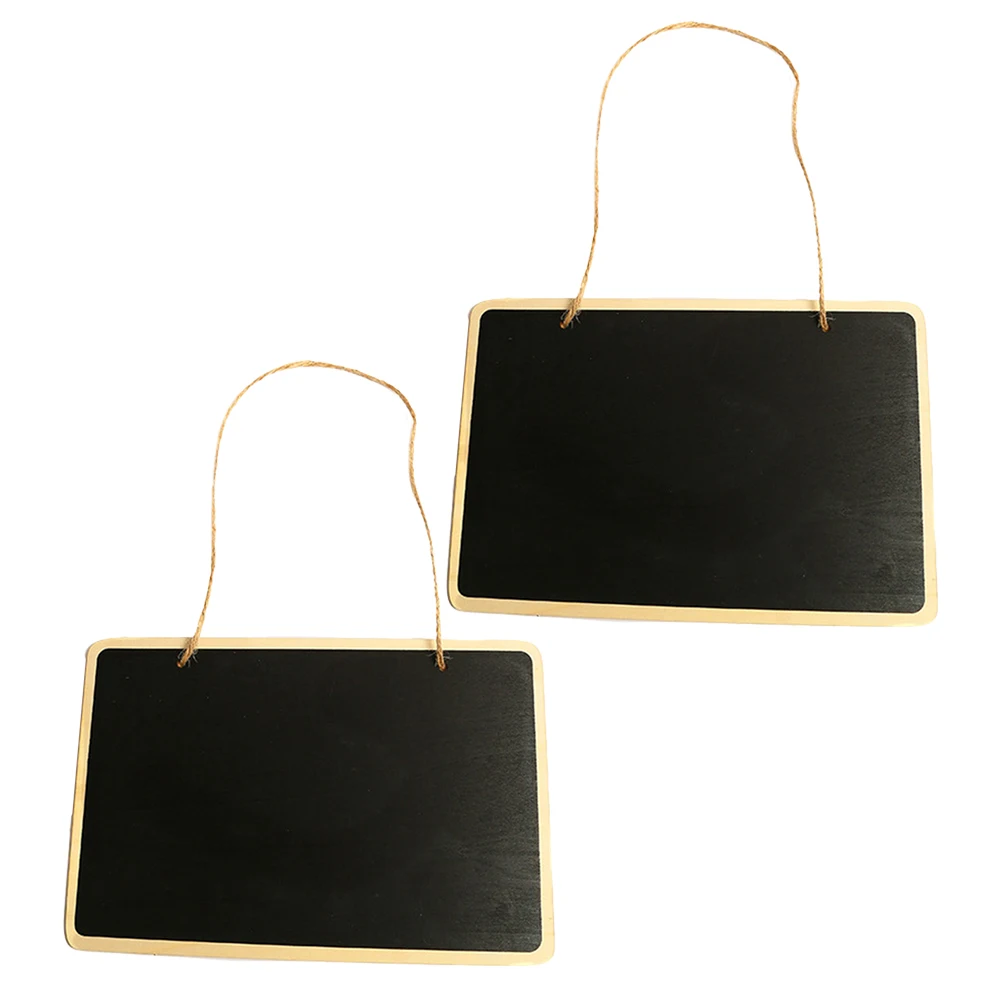 

Black Chalkboard Mini Notice Boards Decorative Writing Board with Wood Frame for Home Office Classroom Removable Restaurant