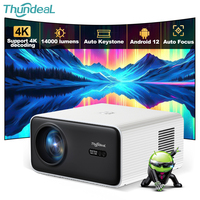 ThundeaL 4K Full HD TD85SE Beam Projector Android 12 WiFi6 3D Home Theater Portable Projector TD85SE Meeting Video Movie PK L018