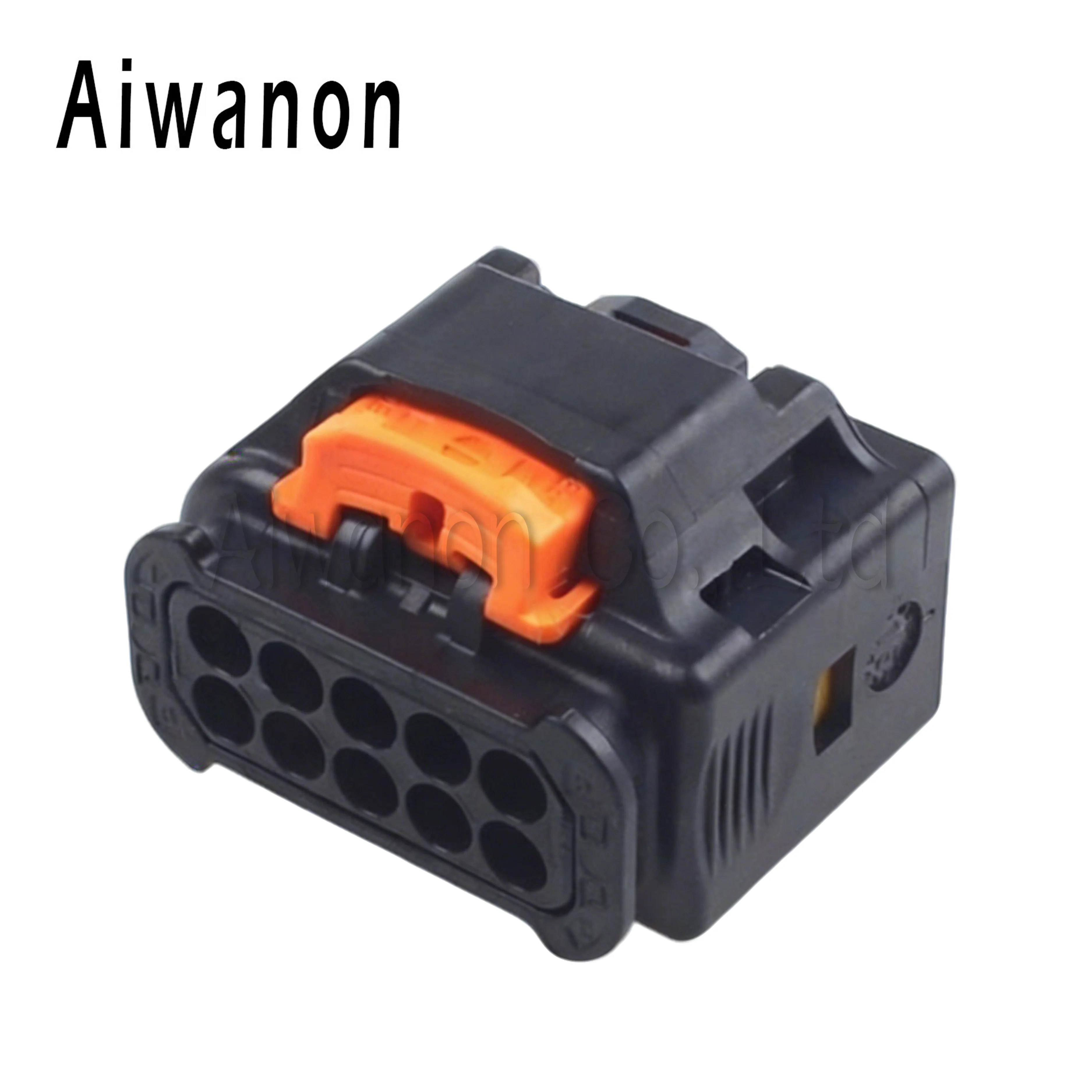 1 Set 10 Pin 1.2mm Auto Waterproof Headlight Electrical Connectors Plug Wire Harness for 1801600-1