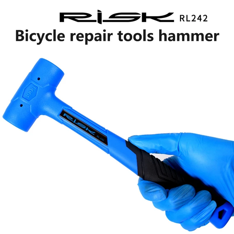 RISK RL242 Bottom Bracket Cup Bearing Removal Mountain Bike Repair Package Plastic Hammer Hitting Hammer