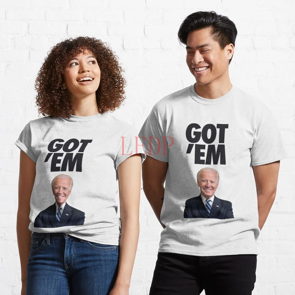 Joe Biden Us President Got Em Snkrs App Sneakers sneaker Unisex uomo donna tshirt