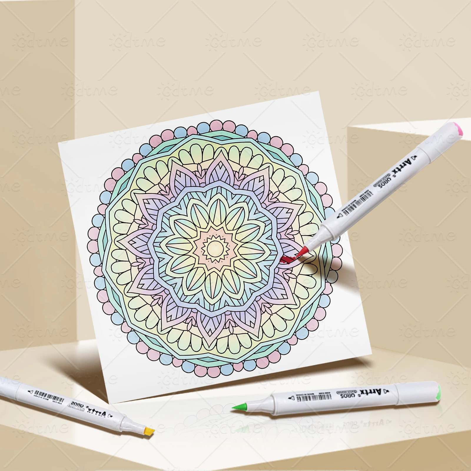 MANDALA Patterns for Adults Interesting Drawing Book Perfect Gift for Party and Birthday (Stress Free Coloring Book) image 5