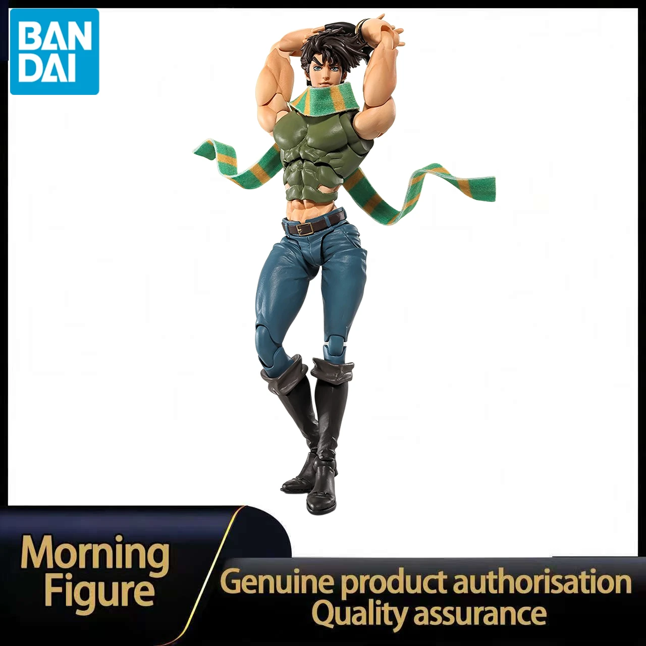 

В наличии: Фигурка BANDAI SPIRITS S.H.Figuarts JoJo's Bizarre Adventure Part 2 Battle Tendency Джозеф Джостар, масштаб 1/12