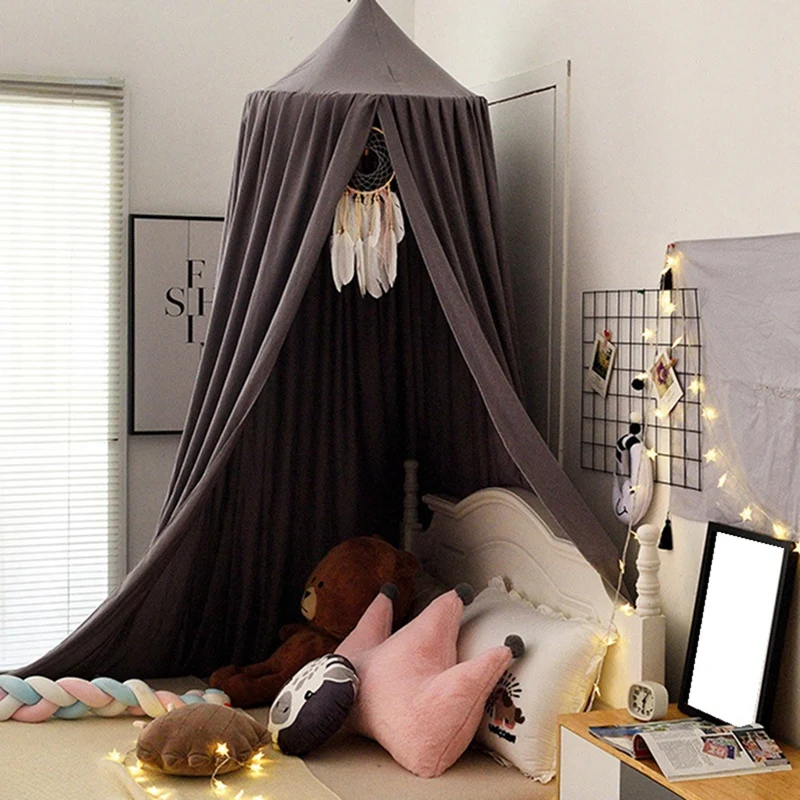 

1Set Mosquito Net For Baby Kids Play Tent Hanging House Reading Corner Mosquito Net Castle C