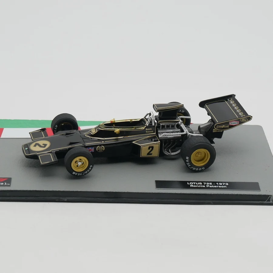 Ixo 1:43 Racing Lotus 72E 1973 Ronnie Peterson Diecast Car Model Metal Toy Vehicle