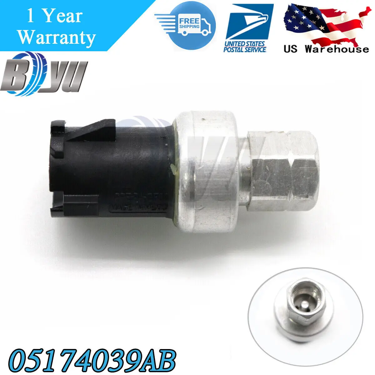 Airconditioner Druk Transducer Sensor 05174039ab Voor Chrysler 200 300 Esp Ontwijk Avenger Kaliber Durango Ram Jeep Liberty