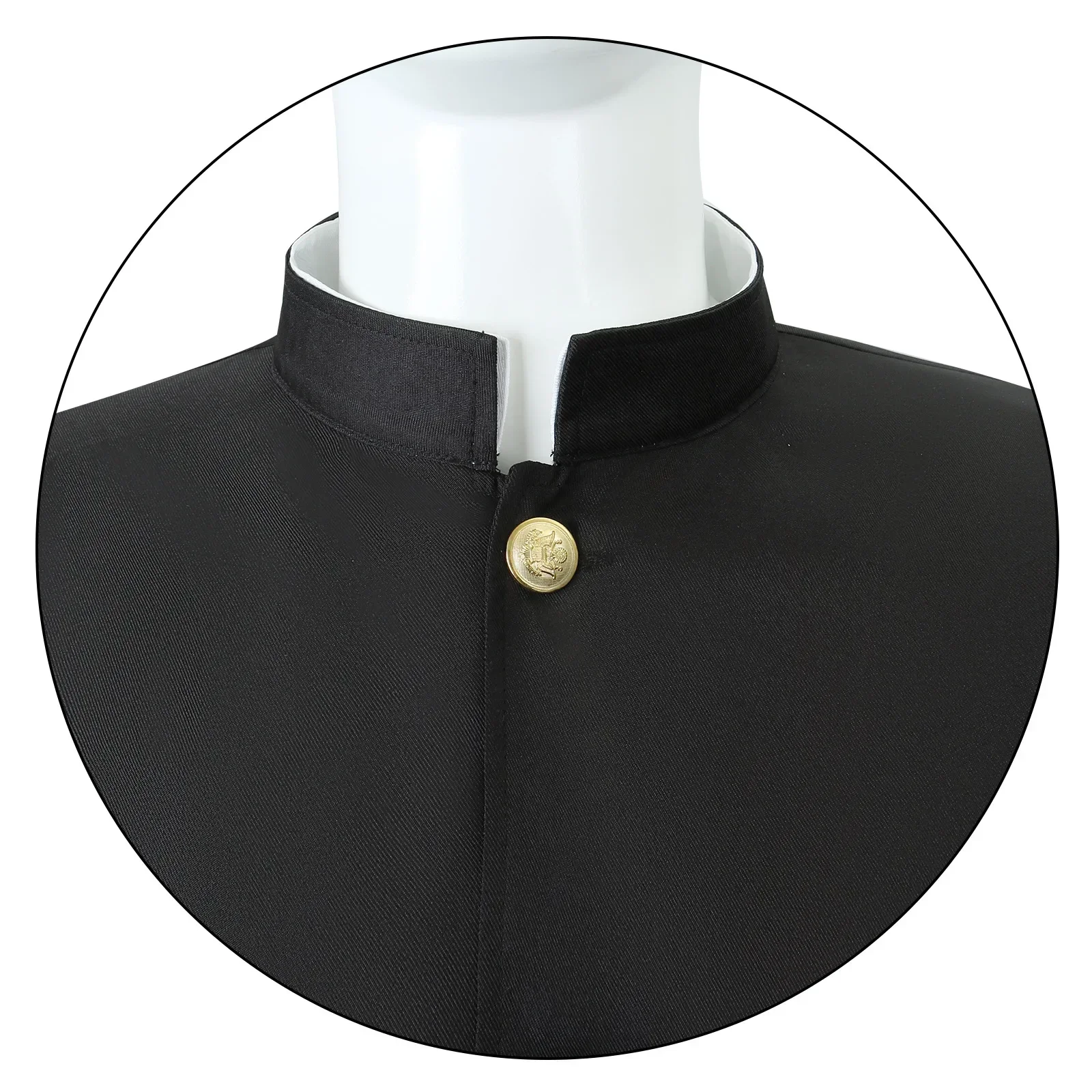 أنيمي داندادان كين تاكاكورا تأثيري حلي نظارات Okarun زي مدرسي سترة سوداء Gakuran الزي هالوين النساء الرجال الزي