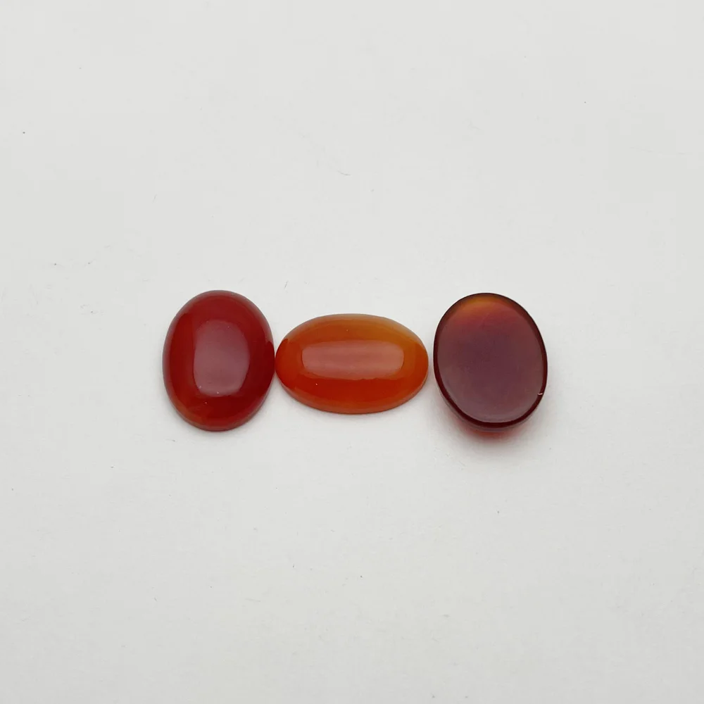 fashion red agate Onyx natural stone bead jewelry making 25X18MM cab cabochon charms Jewelry bead 12Pc diy no hole wholesale