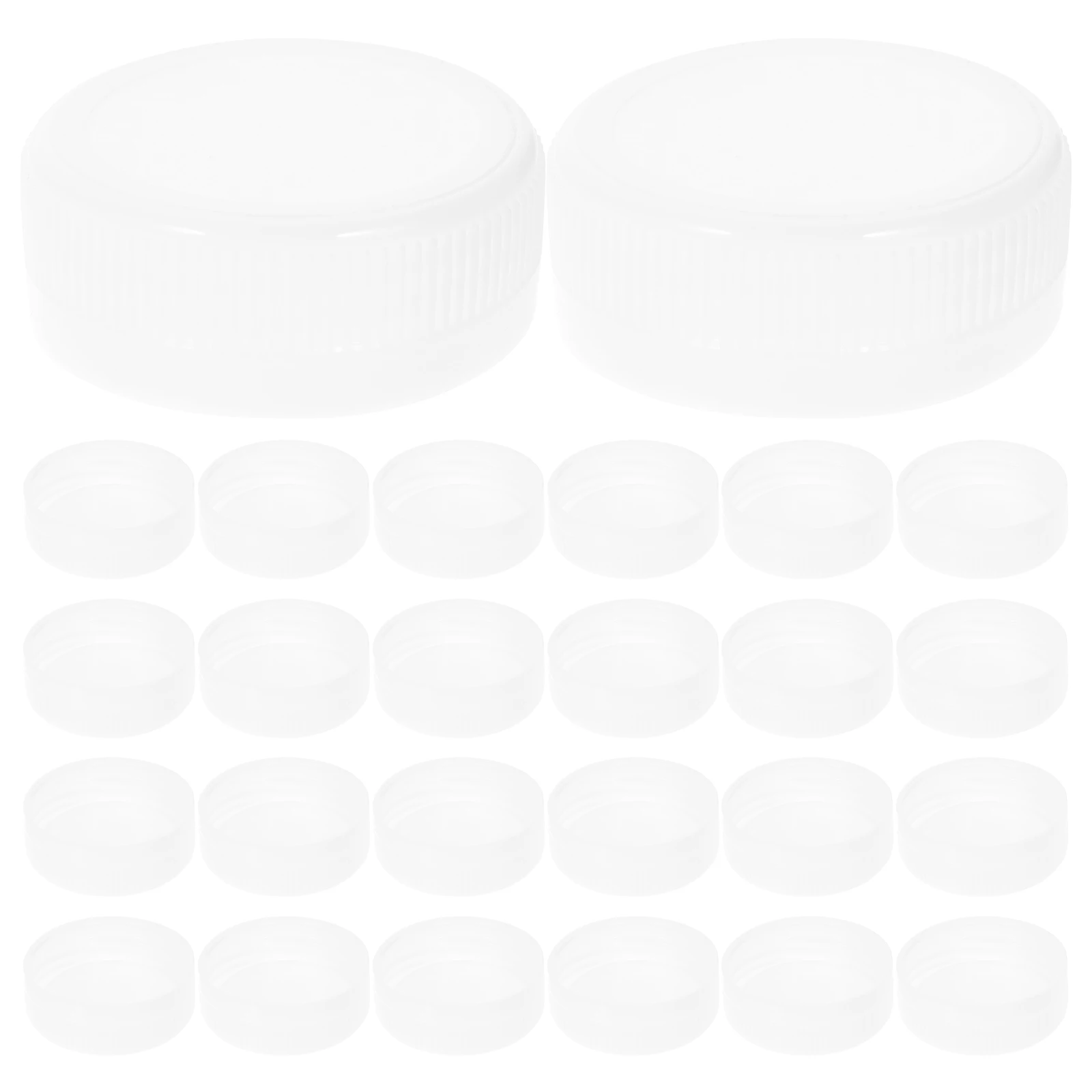 Bouchons de bouteilles en plastique colorés 30mm, 100 pièces, fournitures artisanales de bricolage, développement de l'intelligence des enfants, couvercles de bouteilles réutilisables