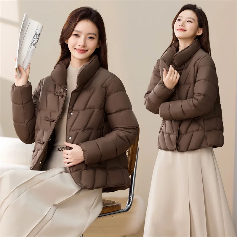 Winter Fashion 2025 Down Cotton Jacket Women Thicken Warm High-end Casual Loose High-Quality Parkas Female Outwear Overcoat