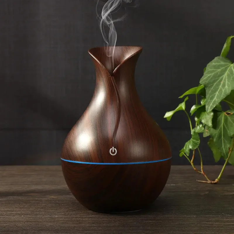 Creative Appearance USB LED Ultrasonic Aroma Humidifier Essential Oil Diffuser ABS PP Exquisite Aroma therapy Purifier