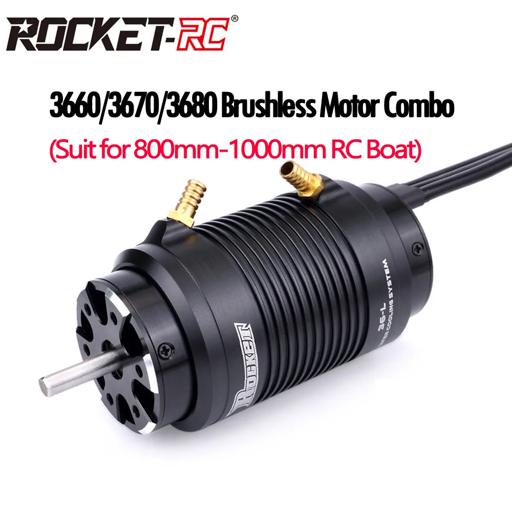 

ROCKET 3660 3670 3680 3250KV 2600KV 880KV 1100KV 4300KV Комбинированный бесщеточный двигатель для радиоуправляемой лодки M41 Catamaran Spartan 800-1000 мм