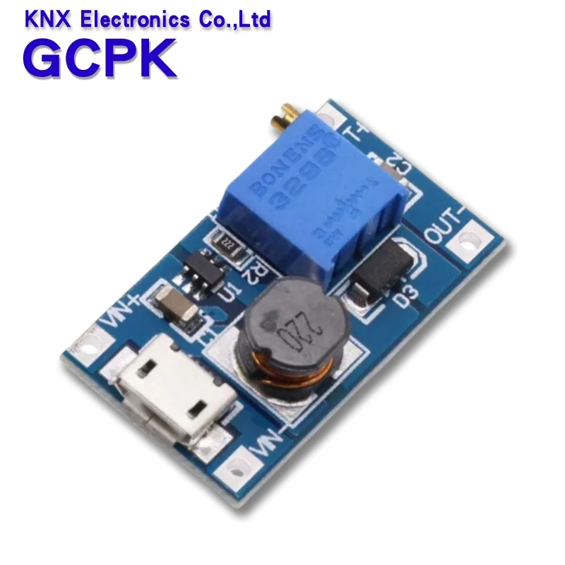 وحدة تزويد الطاقة للخطوات ، وحدة تعزيز قابلة للتعديل ، إدخال جهد عريض ، 2 فولت ، 24 فولت ، 5 فولت ، 9 فولت ، 12 فولت ، 28 فولت ، 2