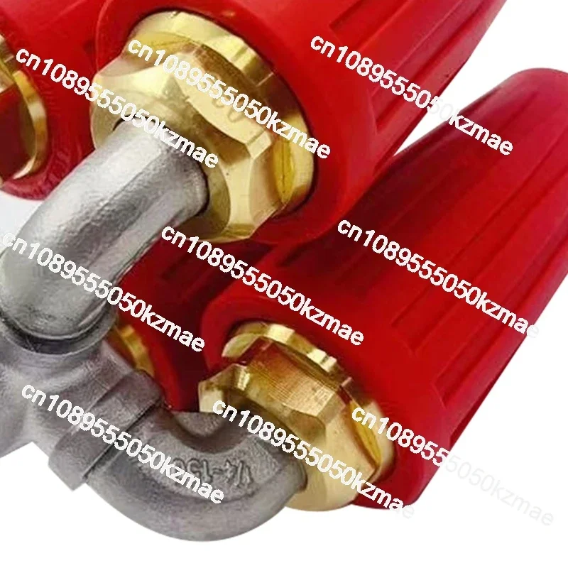 Suitable for AT43-4-In-1 turbo nozzle high pressure washer, 2.0 hole four-way, 360 ° rotating turbo nozzle, 1/4 inch quick