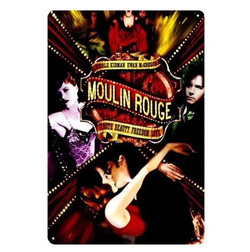 Moulin Rouge! Movie Photo Metal Poster Tin Sign 20x30cm Plaque  