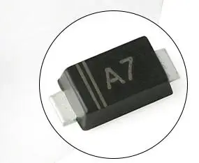 

500 шт. 1N4007 A7 SOD123FL SOD123 1206 3216 1A 1000 В диод НОВЫЙ