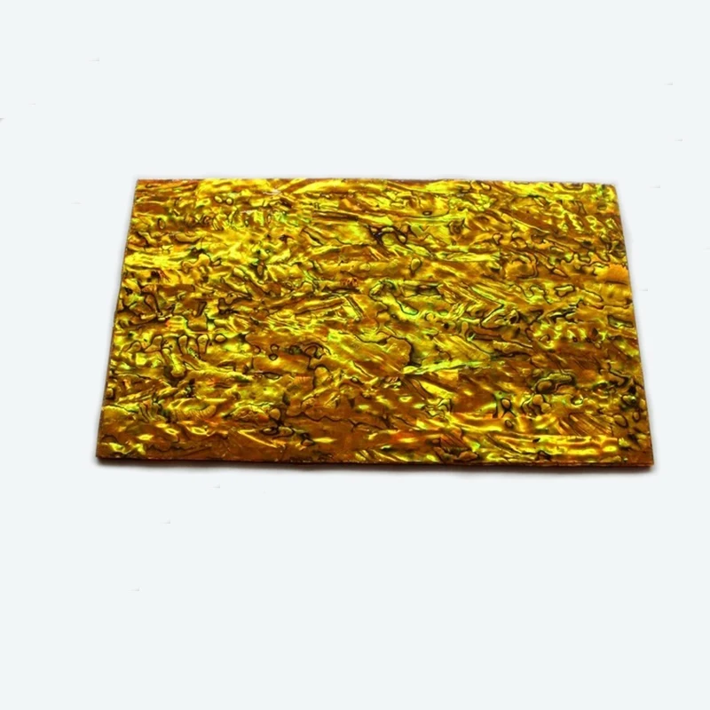 1.5mm thick golden abalone shell paua shell laminate sheets 140x240mm shell paper furniture inlay guitar accessories