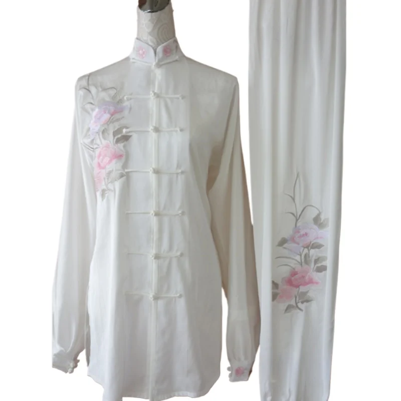 Custom Martial Arts Uniform Embroidered Tai Chi Suit Premium Kung Fu Uniform for Competitions Performances and Daily Wear