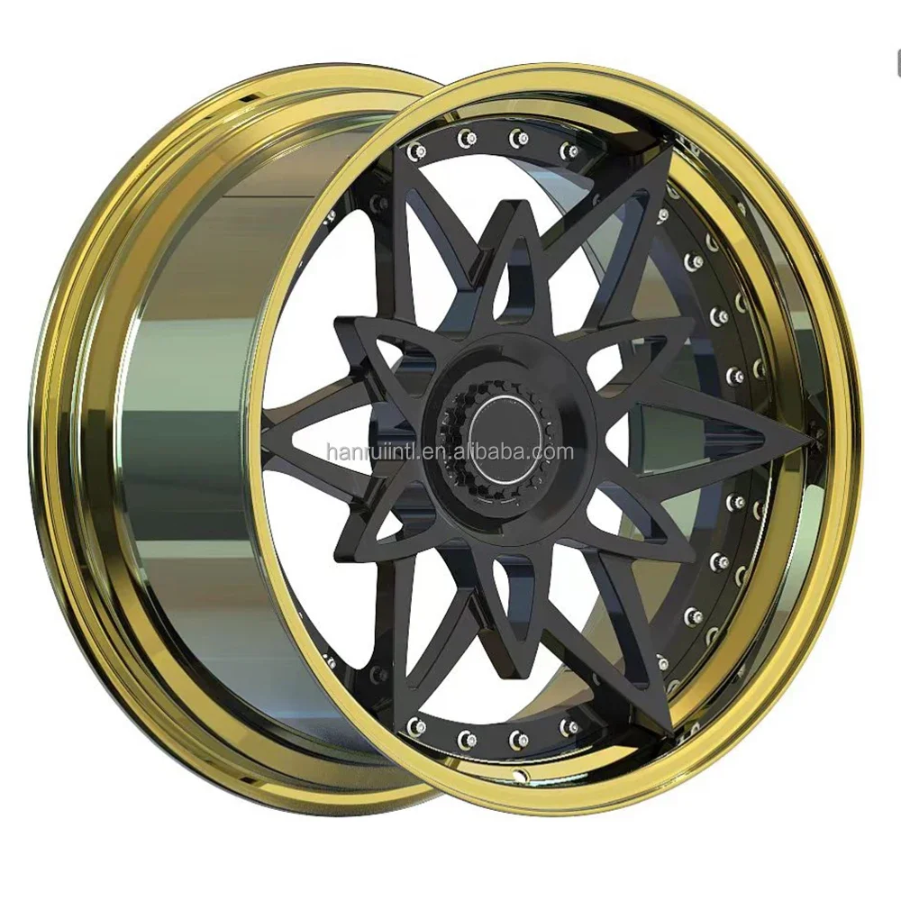 

Deep concave golden color t6061 forged wheels 18inch 5X114.3 5x112