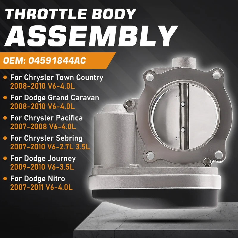 

Engine Throttle Body For Dodge Journey Nitro Dodge Grand Caravan Throttle Valve Chrysler Pacifica Sebring Chrysler Town Country