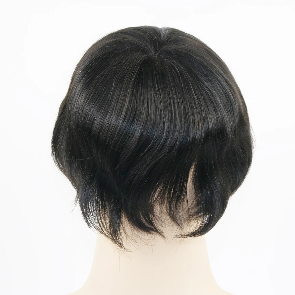 غير قابل للاكتشاف HD السويسري الدانتيل شعر الإنسان الرجال الشعر المستعار OCT الدانتيل وPU تنفس الراحة نظام استبدال الشعر # 4 350 #   شعر مستعار بني رمادي