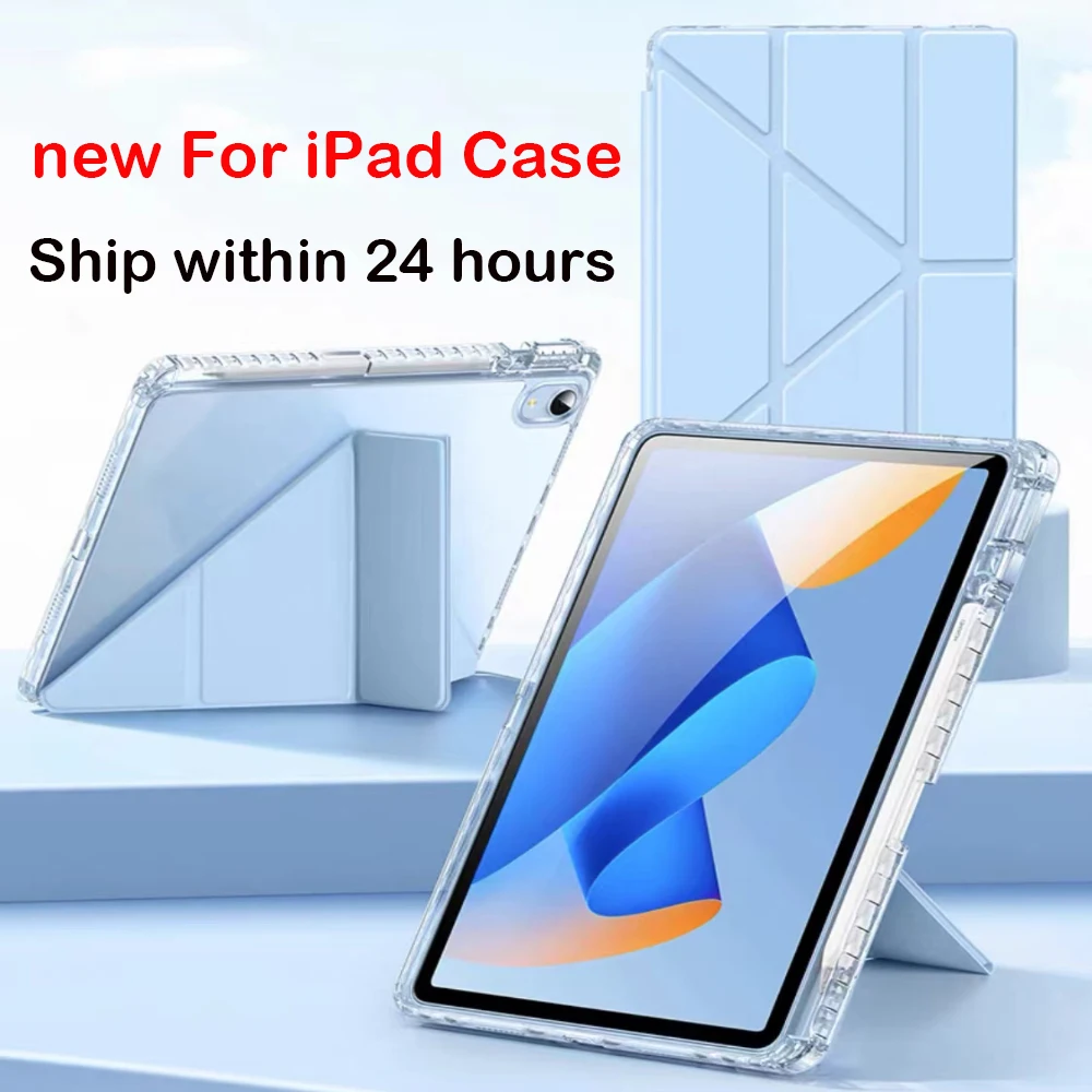 

For 2025 NEW Apple iPad 11th A16 Case Air 11 M2 M3 Air 13 2024 Case For iPad Pro 11 12.9 13 Case Air 4 5 10.9 10th Mini 7 Case