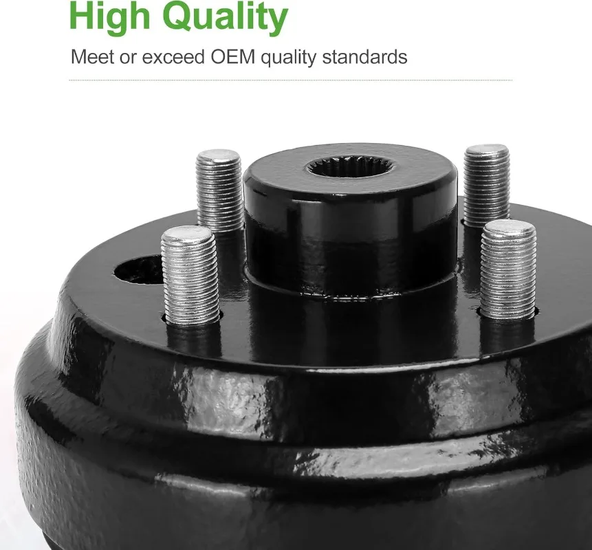 10L0L طبلة فرامل عربة الجولف/مجموعة المحور (كهربائية) لـ EZGO TXT يستبدل OEM #   19186G1P #4