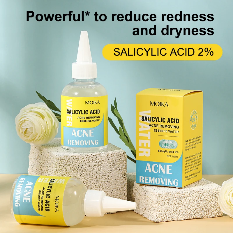 

MOIKA Salicylic Acidacne Removingessence Water Smooth Repair Marks Shrink Pores Skin Care Product