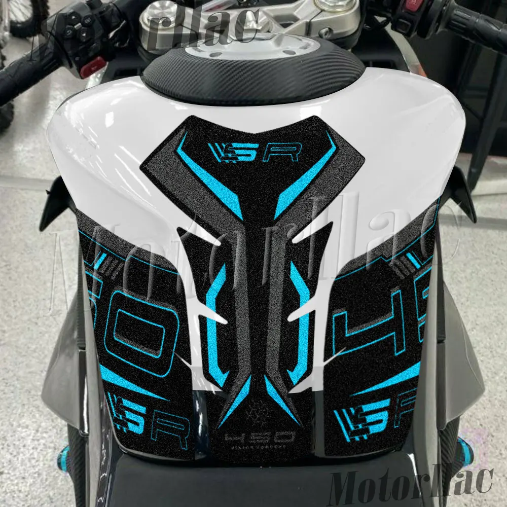 3M Motorcycle Side Tank Pad Anti-Slip Sticker Gas Knee Grip Protector Decal Accessori Waterproof For CFMOTO CF moto 450SR 450 SR