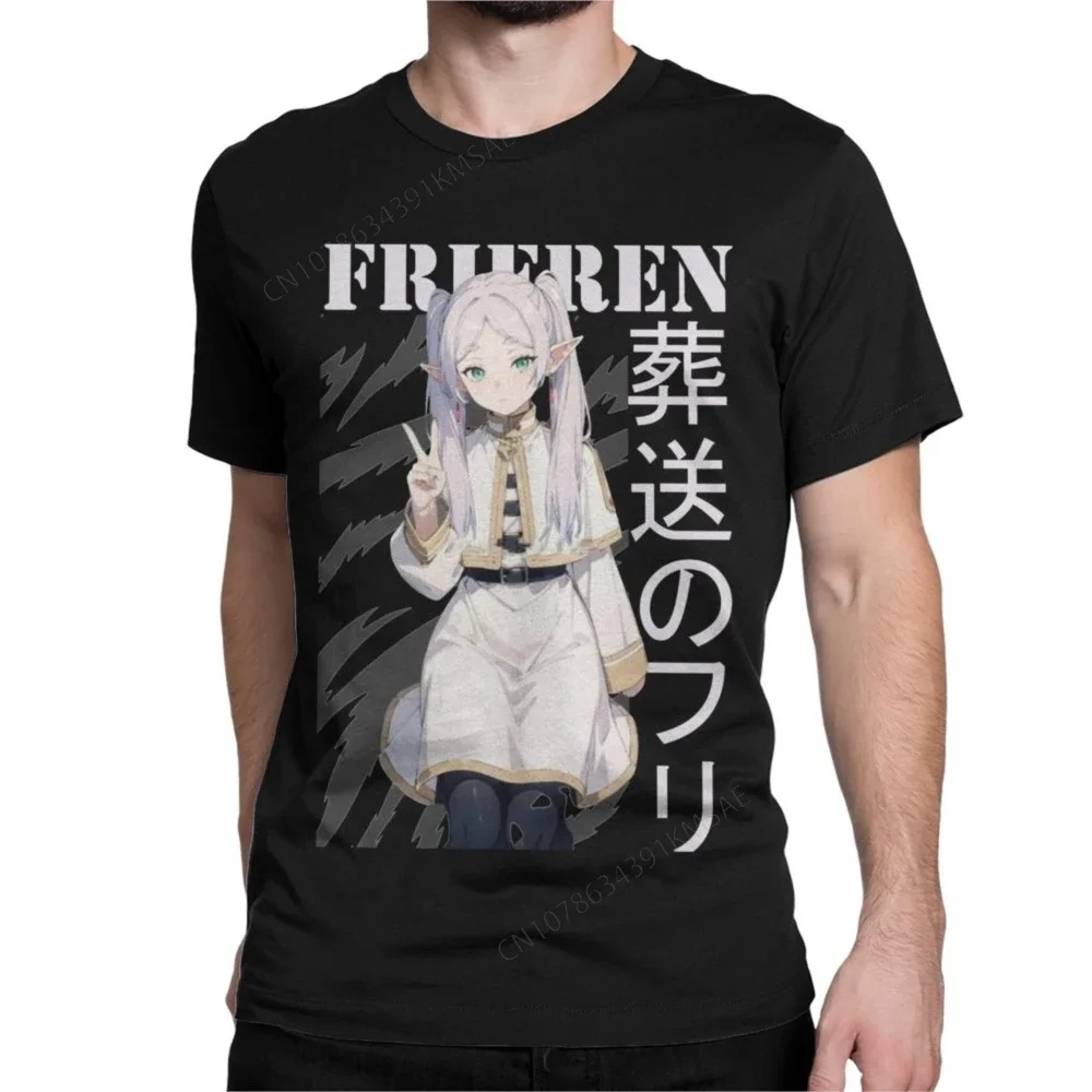 Men Women's Frieren-san Sousou No Frieren T Shirt Cotton Clothing Vintage Short Sleeve O Neck Tees 4XL 5XL T-Shirts