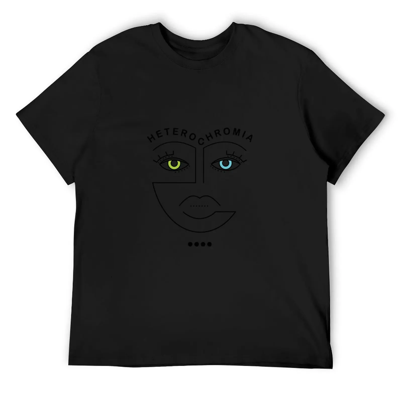 

HETEROCHROMIA - I AM DIFFERENT T-Shirt graphics summer top t shirts for men graphic