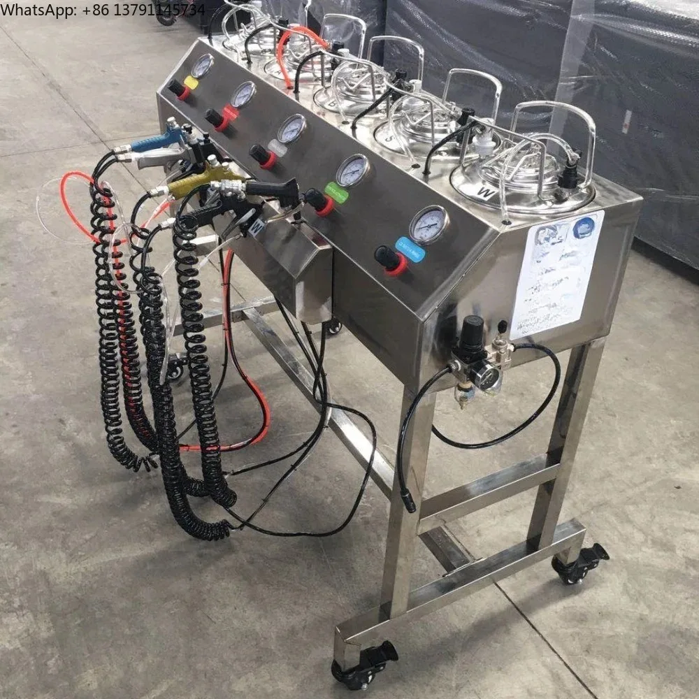 10L chrome plating system spray booth multi-sided painting equipment mirror effect/water chrome machine