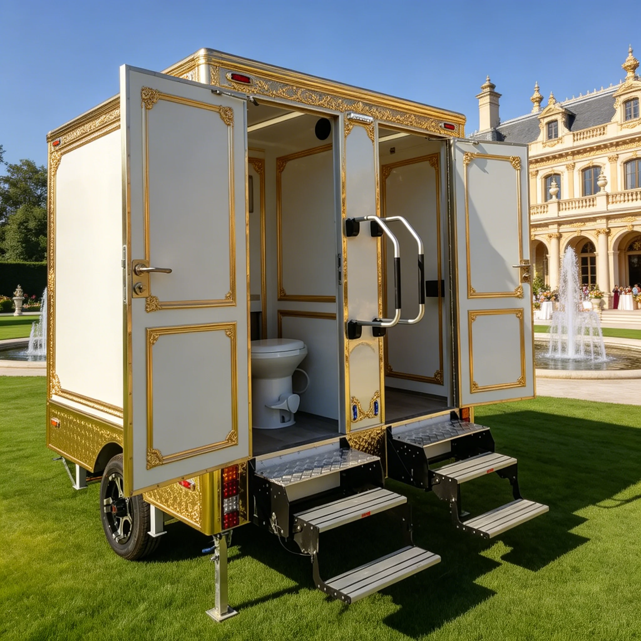 Innovative Portable Bathroom Trailer Customizable Sophisticated Mobile Shower Room