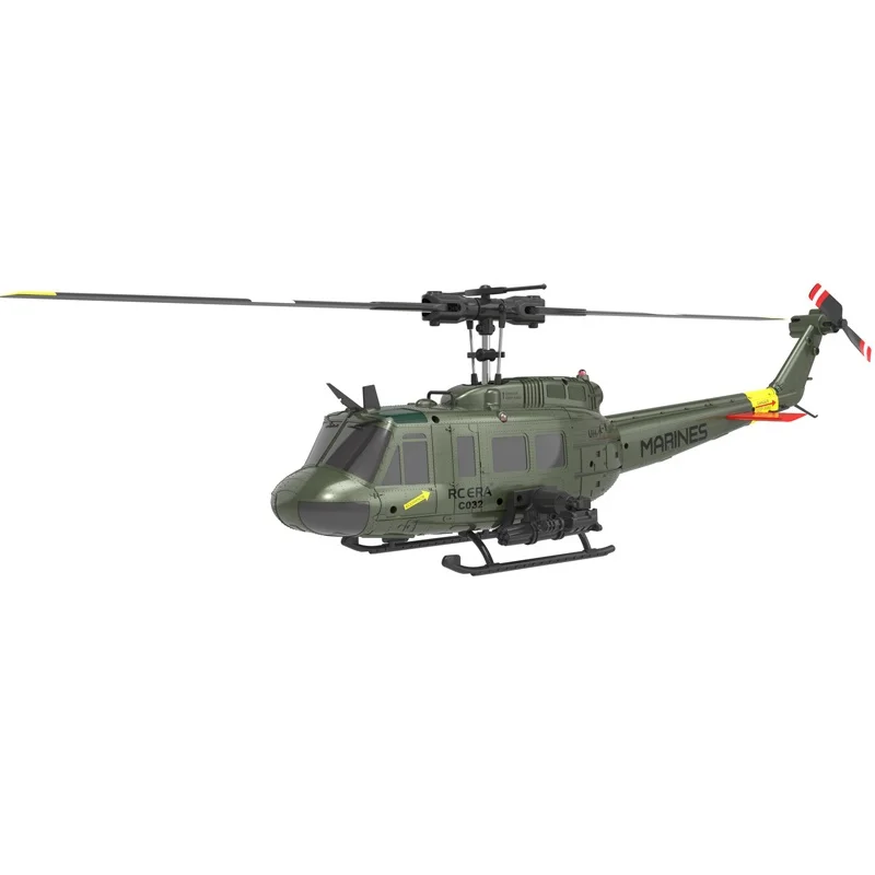 Simulação de brinquedos infantis por helicóptero UH1 de combate armado com controle remoto com modelo de dublê de seis canais UAV