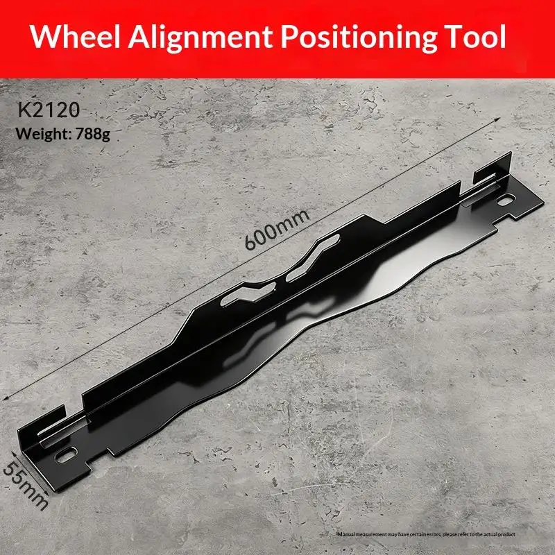 Wheel Alignment Tool Plate Heavy Duty Stainless Steel Accurate Toe Positioning Gauge for Car SUV Light Vehicle Garage Repair