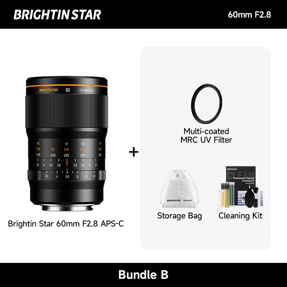 ブライトンスター 60mm F2.8 マクロレンズ 2倍 マニュアルフォーカス