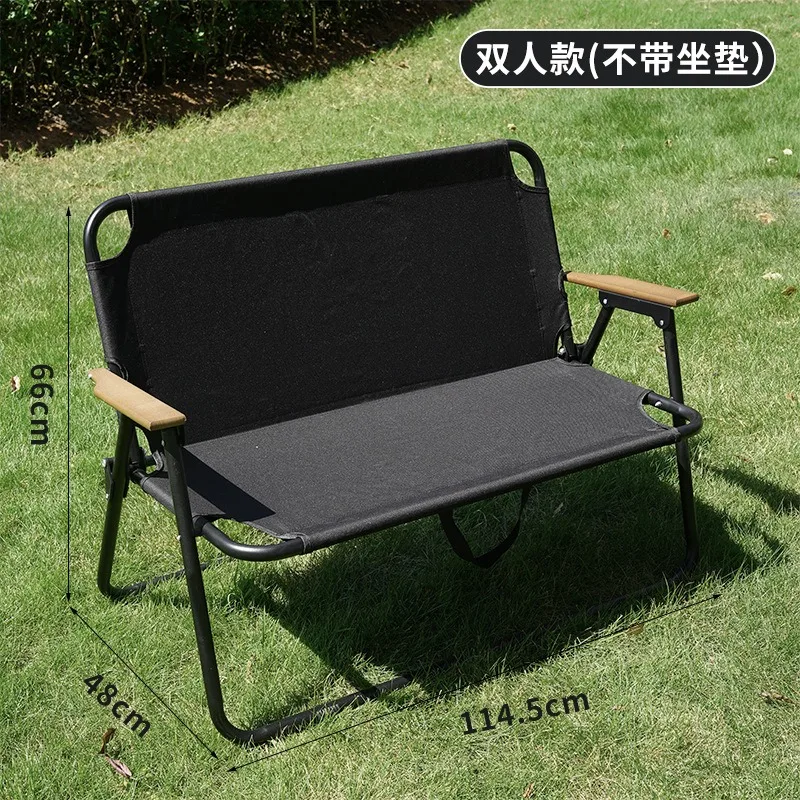 كرسي خارجي متين مبطن بالقطن 3 تروس قابل للتعديل مسند ظهر منخفض سميك مقعد مستلق قابل للطي أكسفورد مريح محمول #5