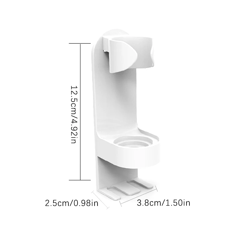 Electric Toothbrush Holder Bathroom Plastic Storage Hanging Rack Kitchen Self Adhesive Wall Mount Toothbrush Stand Base Bracket