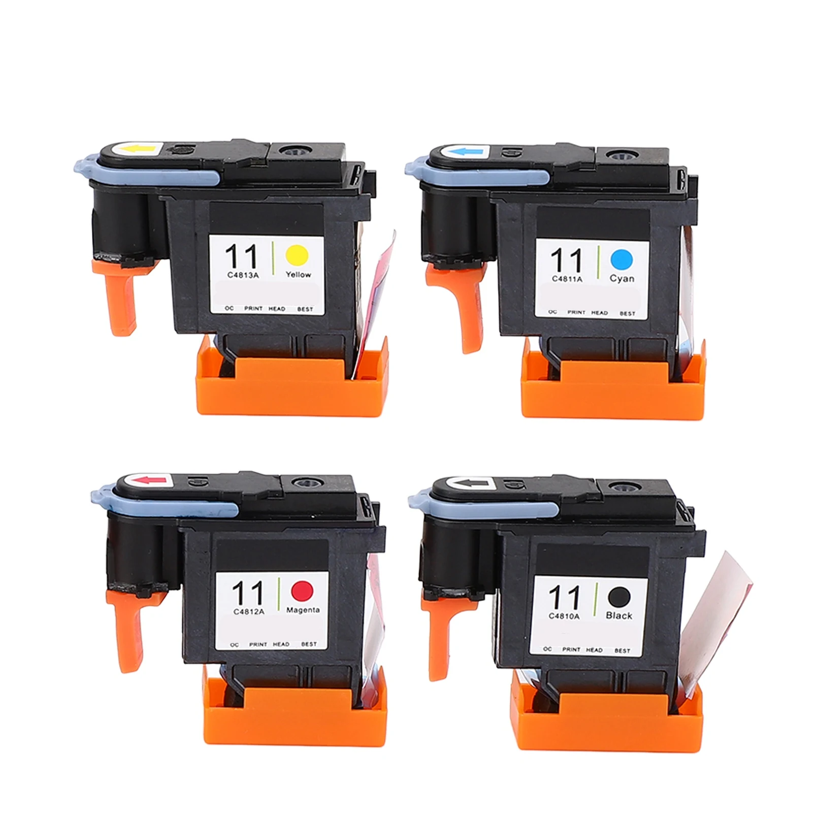 Sostituzione della testina di stampa della stampante Stampa fluida Buona compatibilità per la testina di stampa HP 11 Magenta Nero Ciano Giallo per Designjet