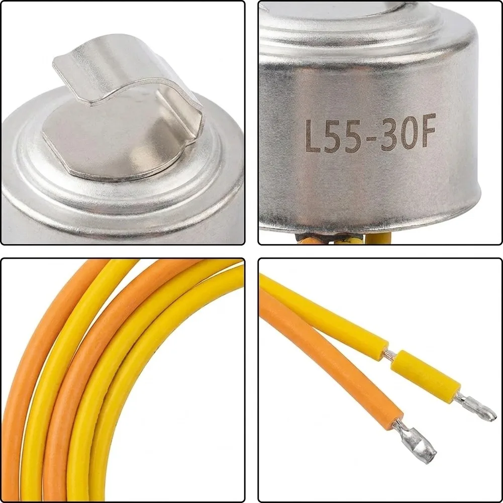 for refrigerator Repair Defrost Thermostat Plastic Construction Accurate Temperature Control Easy Install Defrost Thermostat